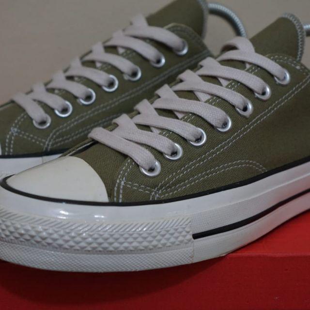 (GRADE ORIGINAL) Sepatu Casual Converse 70s PREMIUM / OX / Import Vietnam-Soft Army