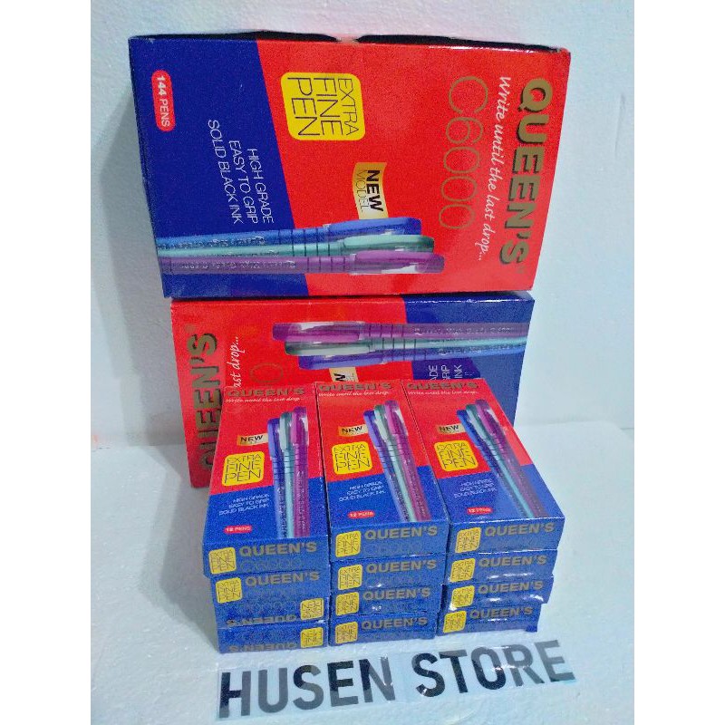 

Pulpen Ballpoint Pena Faster C 6000 QUEEN' S ORI