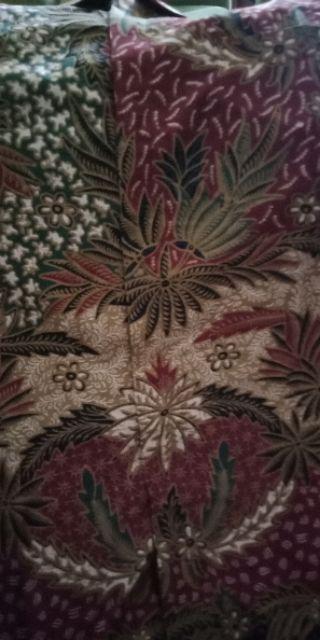 Sekartaji Sogan Pendek Kemeja Batik Pria Katun Cabut Primisima Full Furing