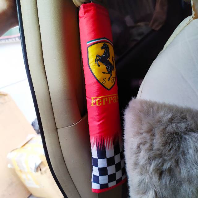 Sarung Cover Safety Belt Ferrari