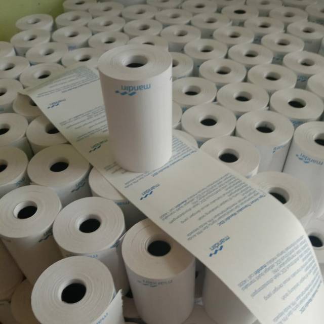

Kertas thermal edc logo ukuran 57X30 mm