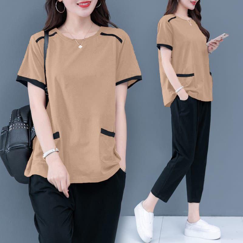 ST DANICA SETELAN FASHION WANITA LENGAN PENDEK / SET TERLARIS TERBARU / SET PESTA BAJU CELANA