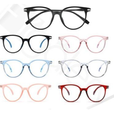 Bening Kacamata Perlindungan Radiasi Putaran Wanita Pria Dan Wanita Yang Nyaman [D3-4,5] [x]-Trans Maroon