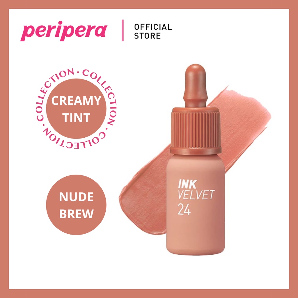 Jual Peripera Ink Velvet Milky Nude Nude Brew Edition Liptint