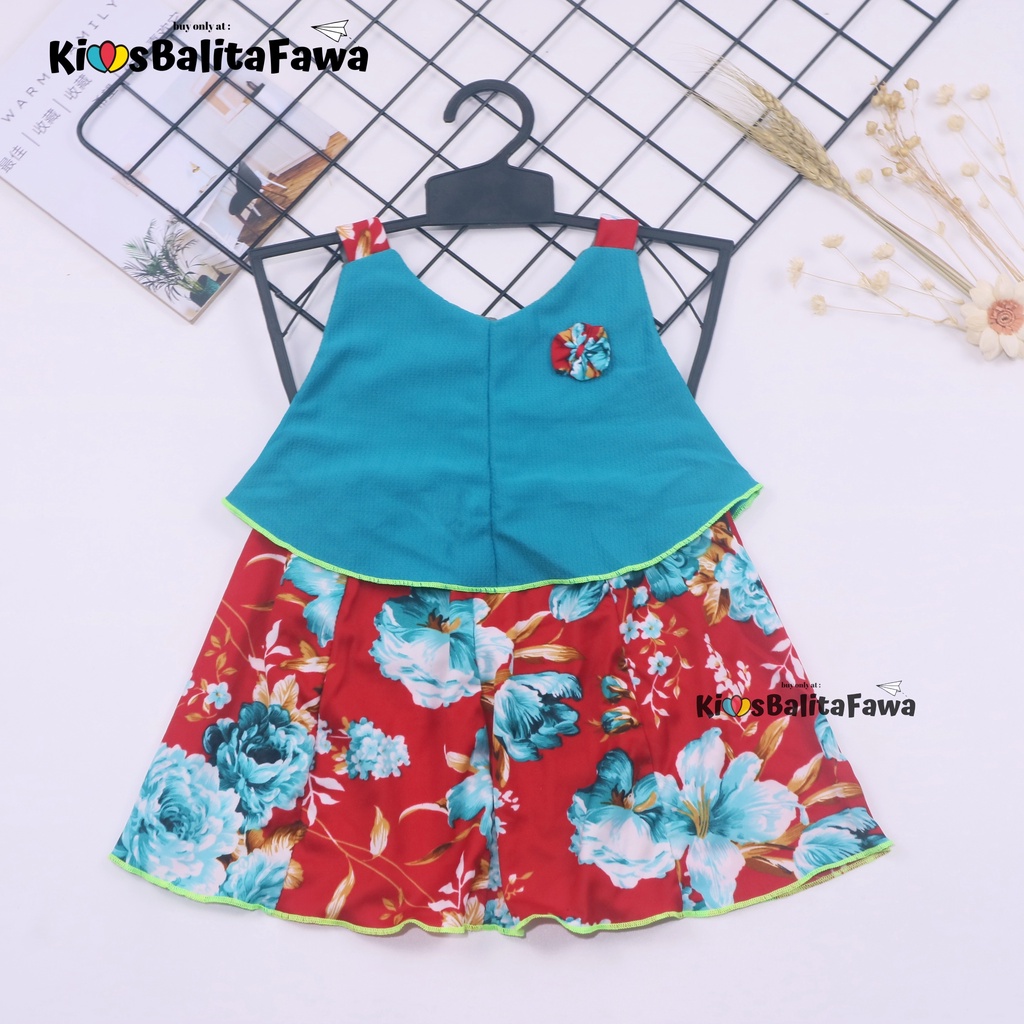 Dress Adele uk Bayi 3-12 Bulan / Dres Pesta Bayi Anak Perempuan Baju Baby Import Gaun Yukensi Murah