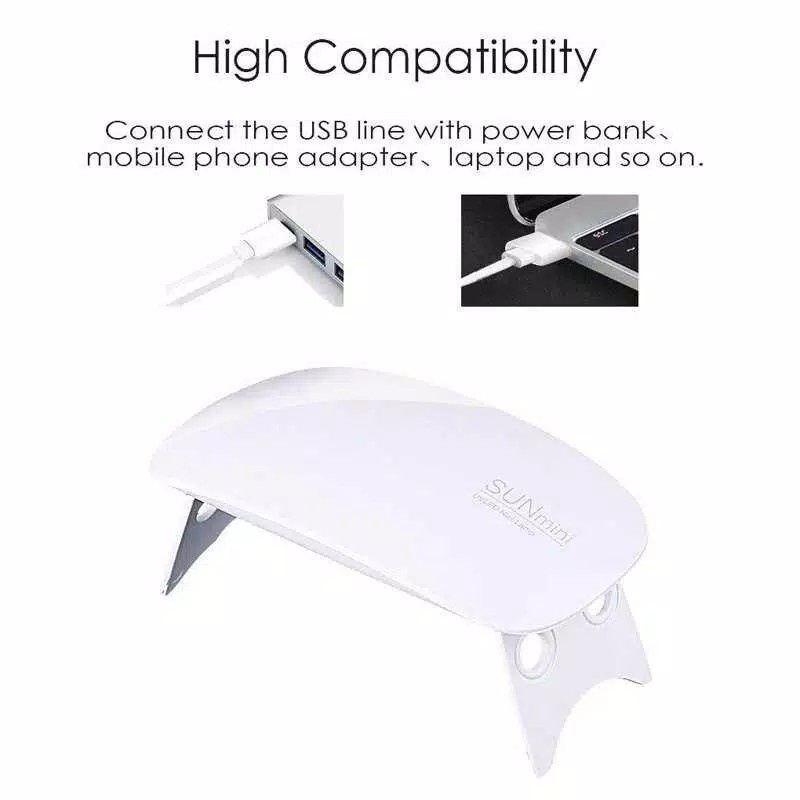Nails Dryer UV LED Manicure Pedicure Tools Pengering Kuku instant