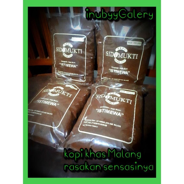 

KOPI BUBUK MURNI SIDOMUKTI 1 KG KHAS MALANG