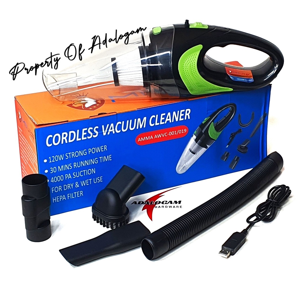 MEIJER Car Vacuum Cleaner Cordless - Vacum Penghisap Debu Tanpa Kabel