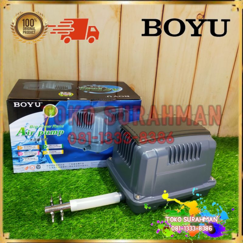 Pompa Aerator Kolam BOYU LK 60 / LK 80 / LK 100 BIG FLOW Prodak ORI Berkualitas Tahan Lama