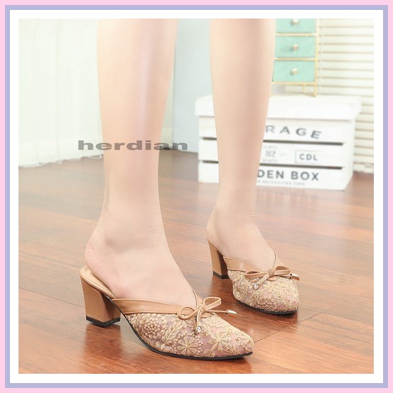 Heels Wanita Heels Zara Sandal Wanita  Murah Terbaru Hils P Xx65 Herdian In 01 Pita Heels Wa