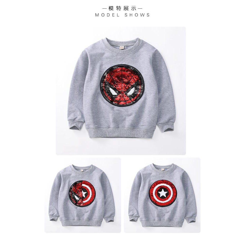 BS//BAJU ANAK/KIDS SPIDERMAN&amp;CAPTAIN AMERICA/GOOD QUALITY