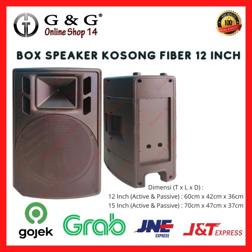 Box Speaker Kosong Fiber – Box Kosong Fiber – Box kosong speaker  Plastik G 112 12inch - G 115 , RFL