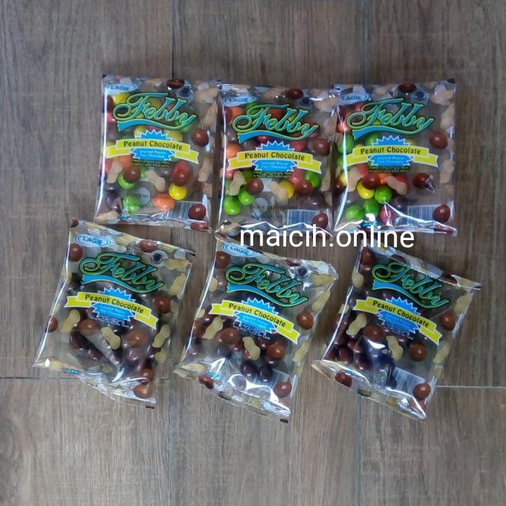 Lagie Coklat Kacang / Peanut Chocolate / Febby 45Gr