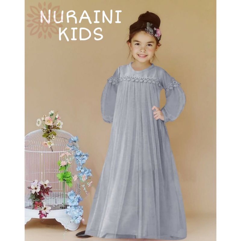 XOS - MAXI ZOYA KIDS/ DRESS NURAINI KIDS / GAMIS ANAK PEREMPUAN TERBARU / BISA COD✅