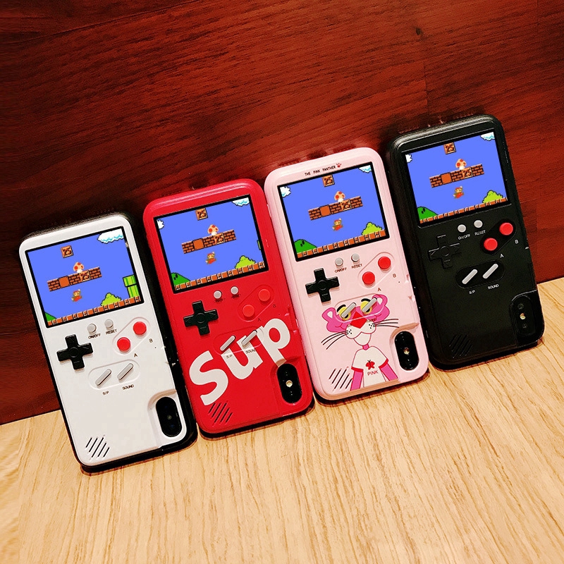 Casing Hard 36 Game Boy Case Warna Polos untuk iPhone 11