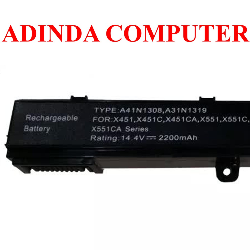 Baterai Laptop ASUS A41N1308 X451 X451C X451CA X551 X551C X551CA
