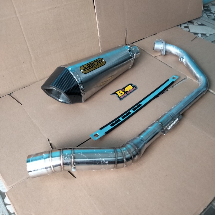 Knalpot Racing ARROW PNP R15 Vixion CBR 150R Byson Gsx 150R Fullsystem