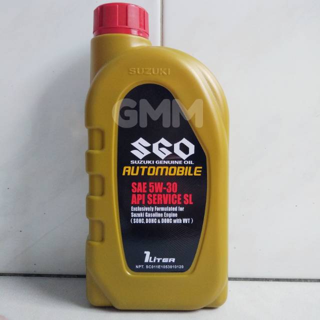 Oli Mesin Mobil Suzuki SGO Automobile SAE 5W-30 API SL 1 Liter - Suzuki Genuine Oil