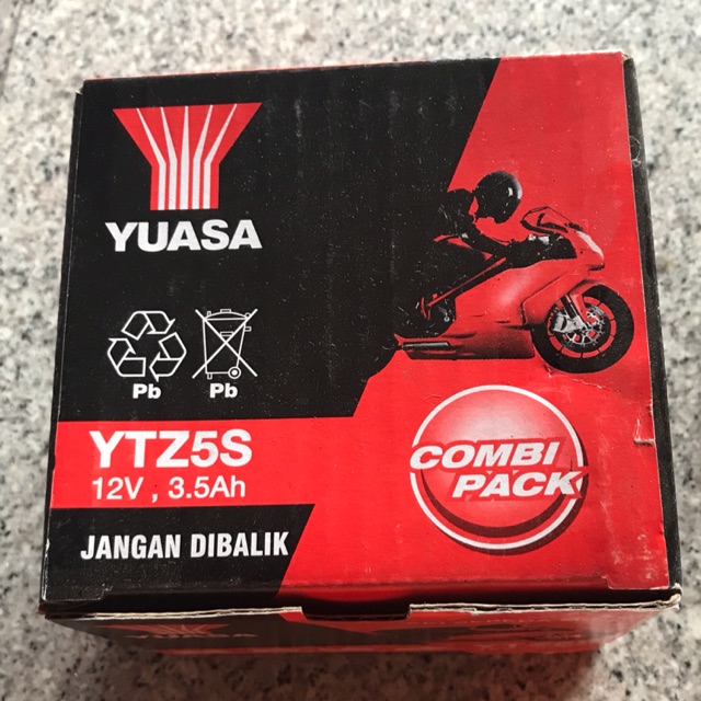 Aki Kering Yuasa YTZ5S YTZ-5S Kharisma Supra X125 Spin Beat Vario Revo Absolute Vixion Byson CS1