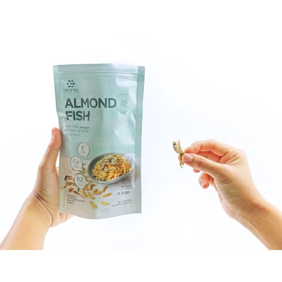 Crystal Of The Sea Almond Fish Snack 80gr