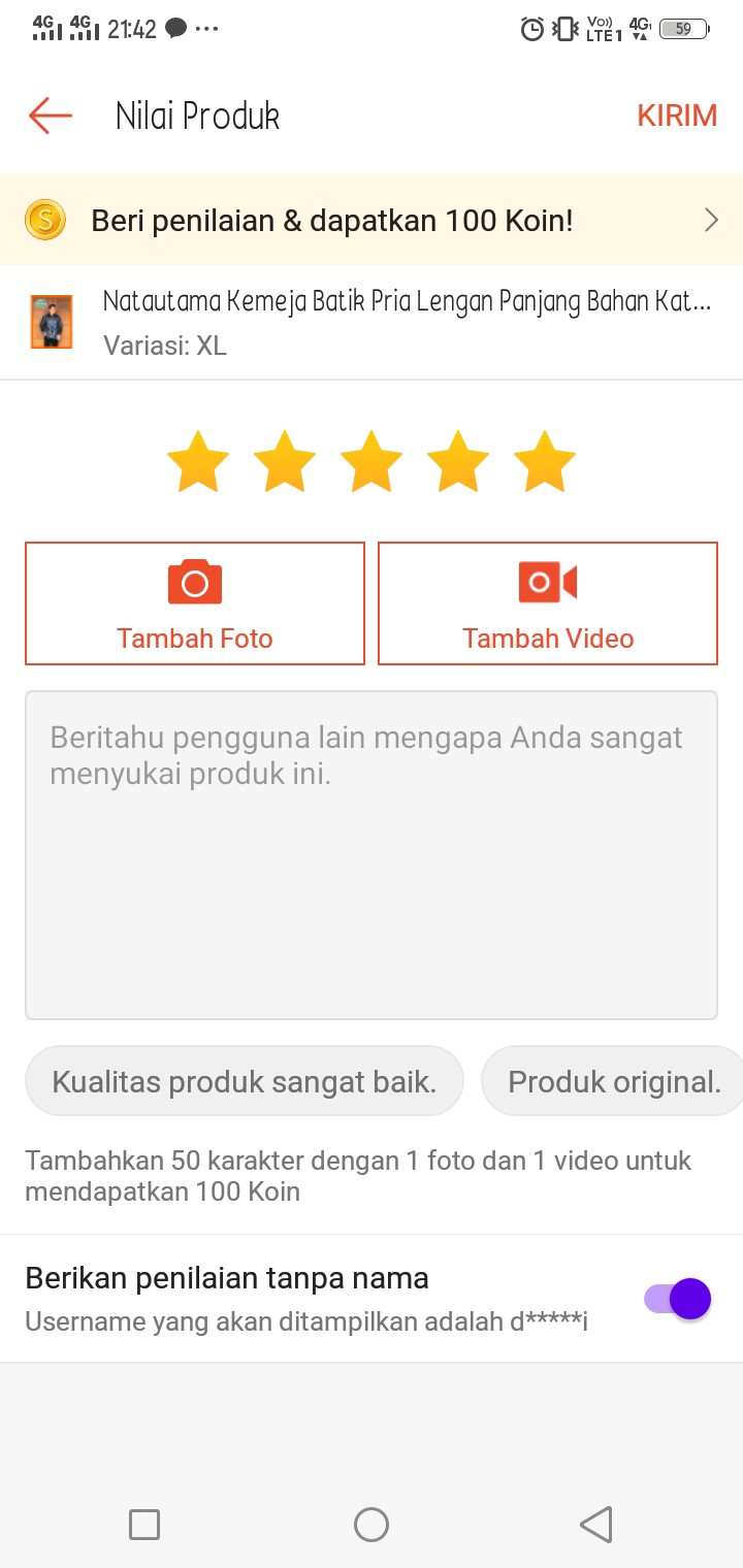 [full Furing] Kemeja Batik Pria Lengan Panjang Natautama Bahan Katun Sragenan By Kanaya