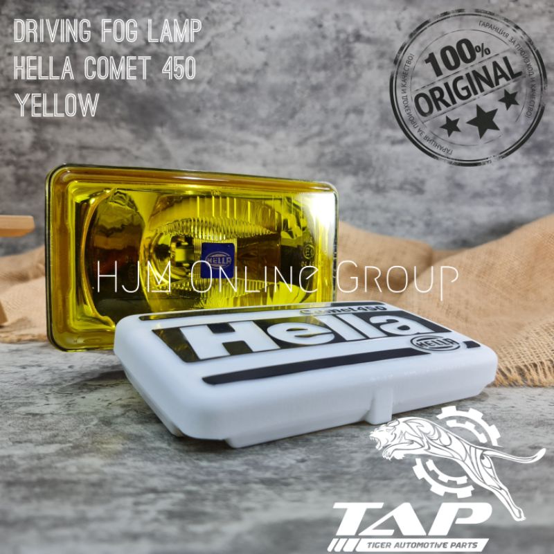 LAMPU SOROT TEMBAK KABUT HELLA FOG LAMP COMET 450 YELLOW FOG LAMP