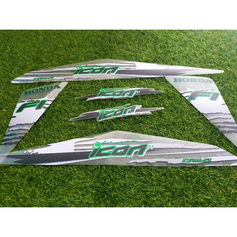 striping transparan beat fi icon sport green