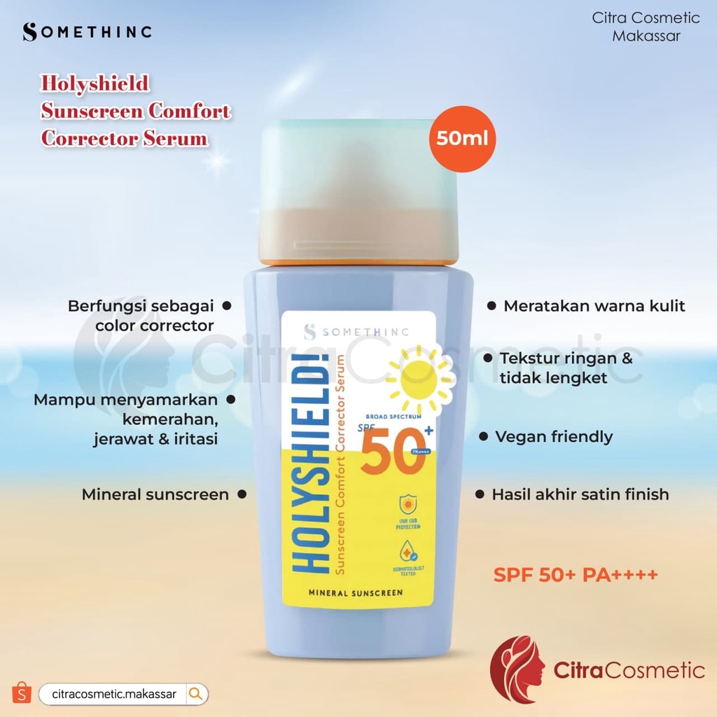 Somethinc Sunscreen Series Glowing Up Stick | Holyshield Sunscreen Comfort | Shake Mist