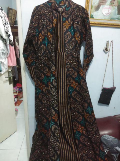 [bayar Di Tempat]gamis Batik Manggar, Padi,sekar,cantik,kubis,kipas,daun,kupu,nadine,gendis7