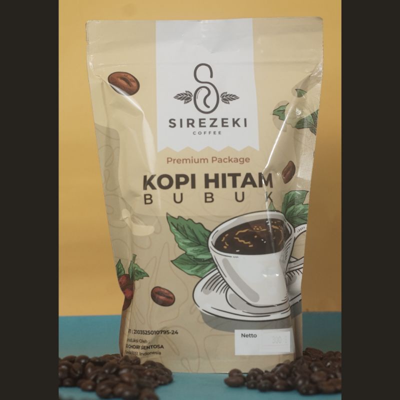 

Kopi bubuk robusta asli premium package 300 gr sirezeki coffee