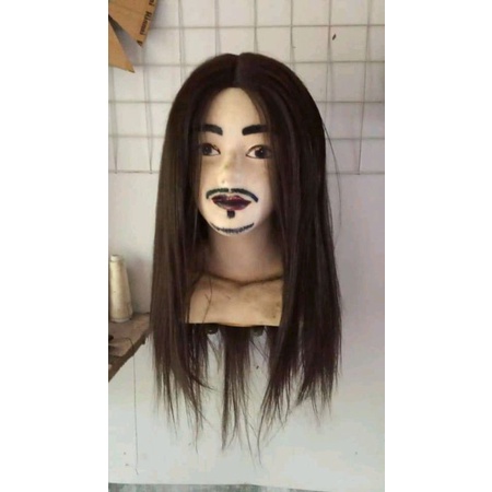 wig/rambut palsu pria panjang pendek