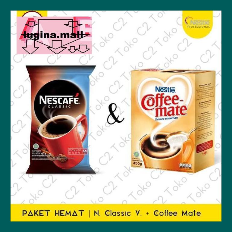 

Koptlu50G Paket Hemat - Nescafe Classic 120Gr Dan Nestle Coffe Mate Lud5Sc