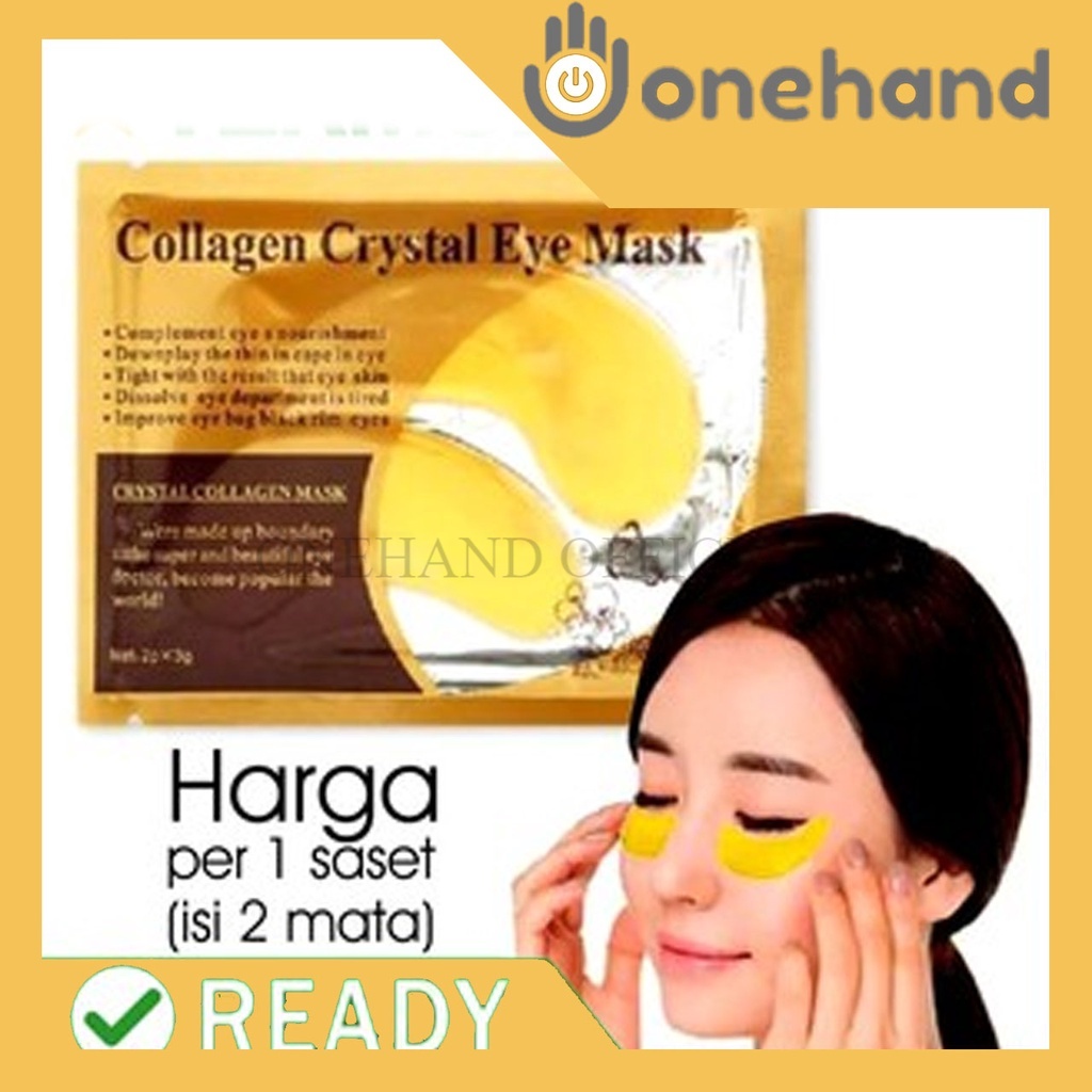 Peredam Mata Masker Mata Emas / Gold Collagen Crystal Eye Mask Onehand