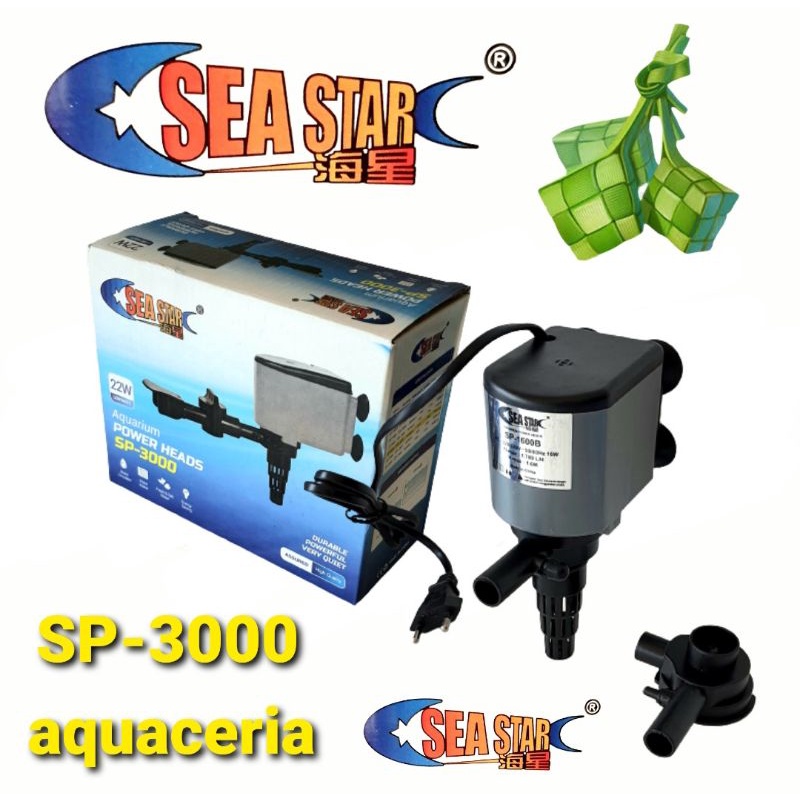 SEA STAR SP-3000 POMPA CELUP AQUARIUM MESIN AQUARIUM POWER HEAD SP 3000