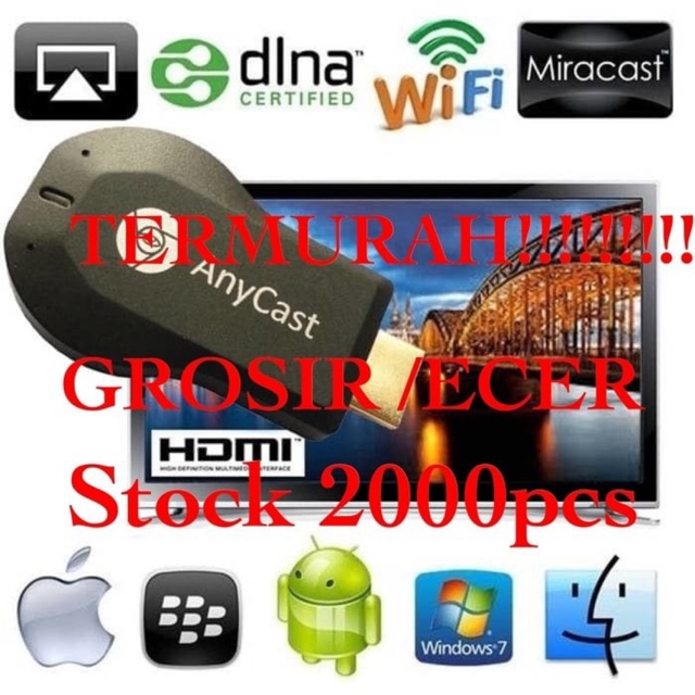 HDMI wireless Dongle Anycast DLNA Miracast HDMI Streaming