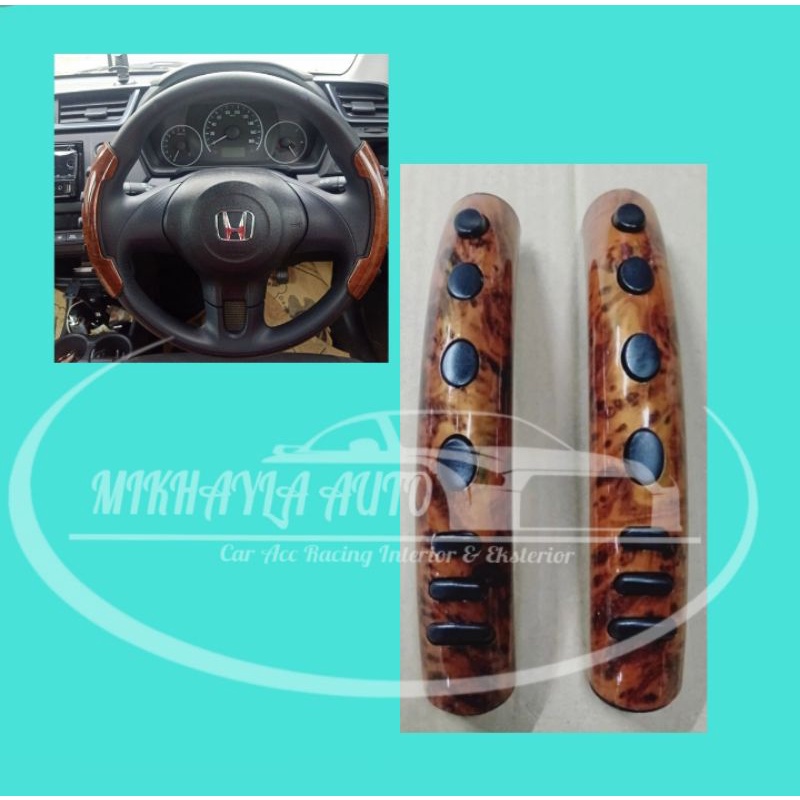 Panel Setir Mobil Motif Kayu