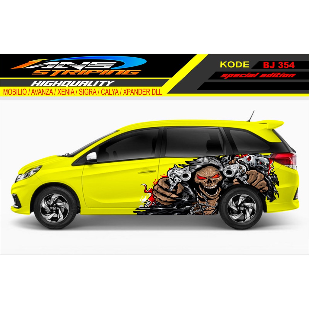 STIKER MOBIL MOBILIO / STIKER MOBILIO / DECAL STICKER MOBILIO / VARIASI MOILIO