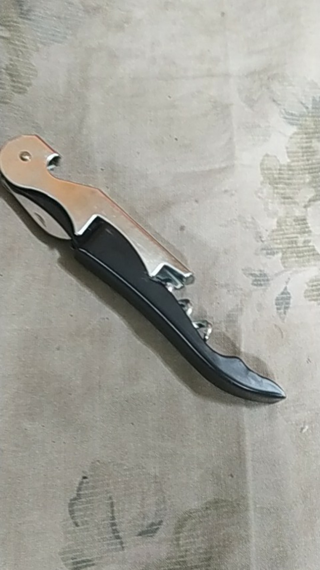 Pembuka Tutup Botol Wine Bottle Opener Stainless Steel