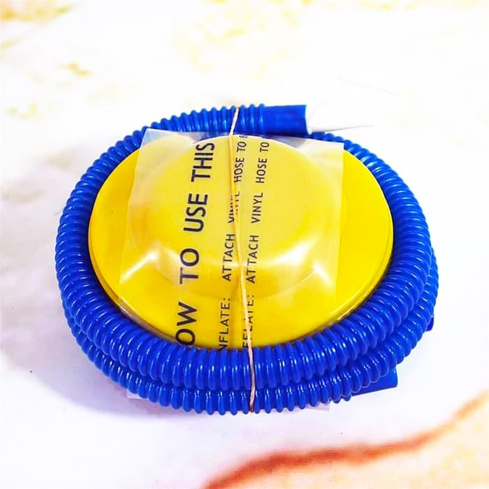 Pompa Angin Injak Manual / Air Pump Ban Renang - Kuning biru