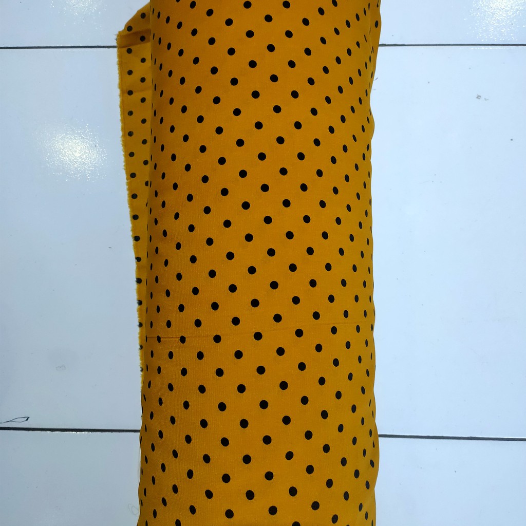 Kain Wolfis Monalisa Polkadot harga per setengah meter