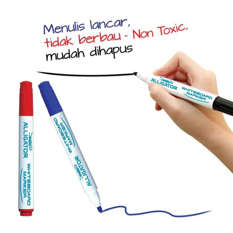 

Spidol Whiteboard Marker Papan Tulis Alligator