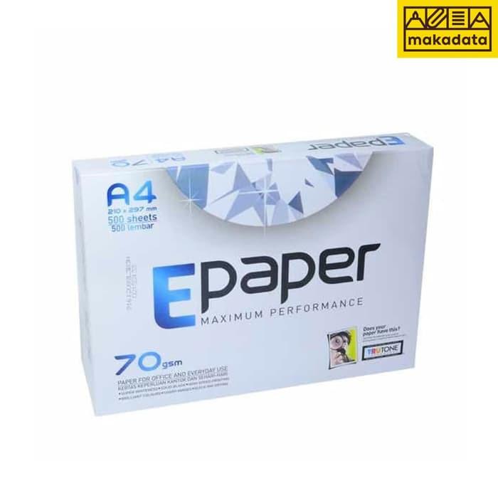 

Kertas Hvs | Print | Fotocopy E-Paper A4 70 Gram Murah (1Box)