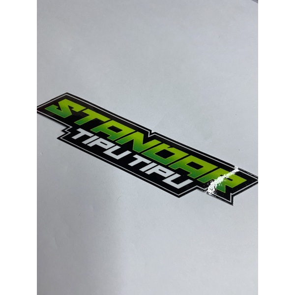 STIKER STICKER STANDAR TIPU TIPU