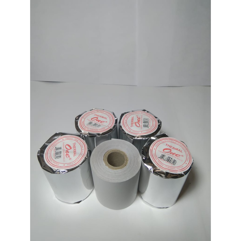 KERTAS STRUK THERMAL ONE 58MM UKURAN 58x48/58x47/57x48/57x47 MM