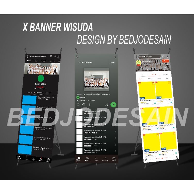X-BANNER • XBANNER WISUDA • XBANNER SPOTIFY • XBANNER UI WISUDA • X BANNER SHOPEE • X BANNER YOUTUBE