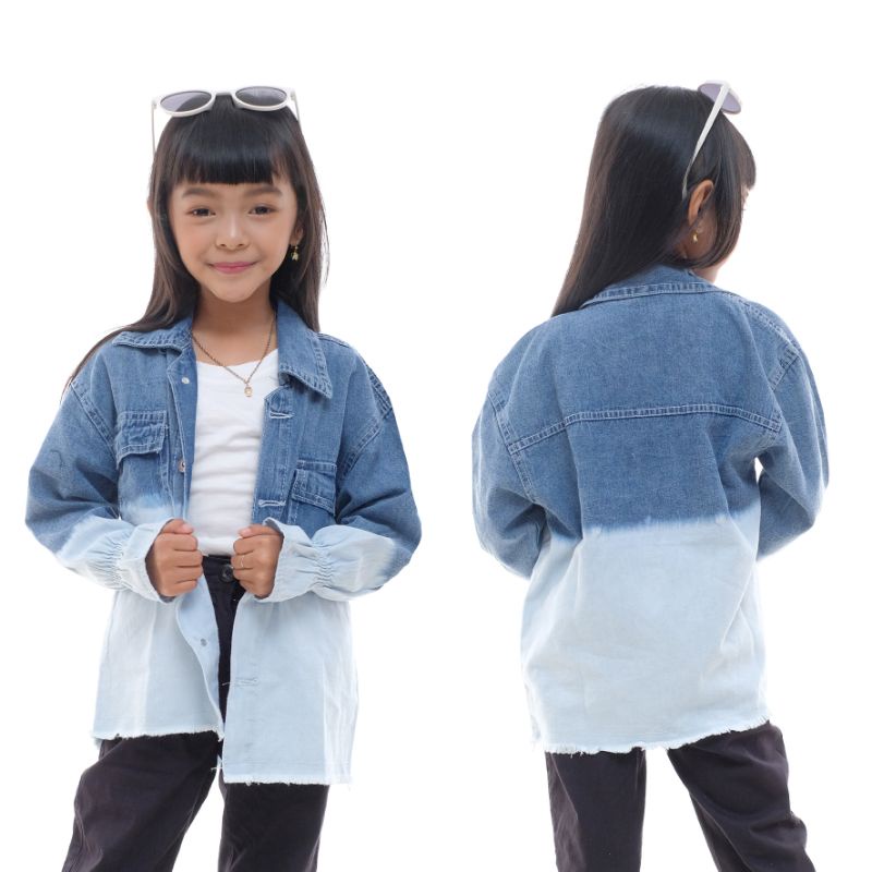 Jaket Jeans Anak Jaket Denim Anak perempuan Jaket Jeans Premium Usia 2-9 Tahun /friska