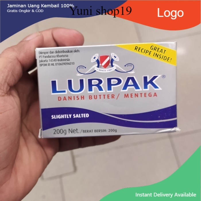 

lurpak butter salted 200g