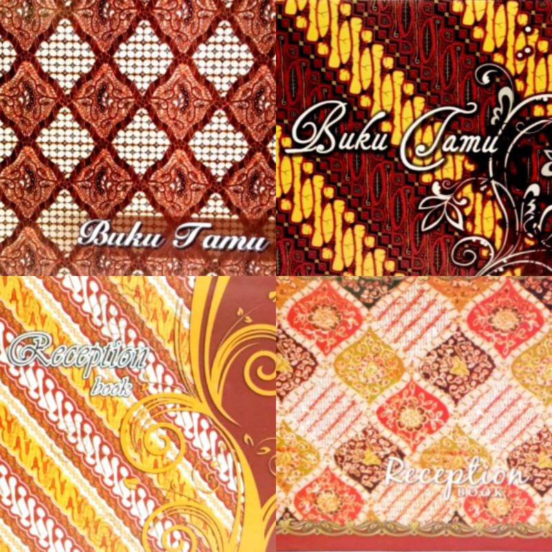 Buku Tamu Kecil Bagus Motif Batik