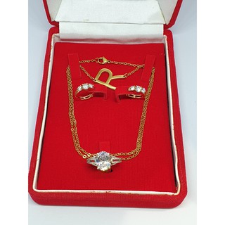 Kotak Perhiasan Tempat Penyimpanan 1 set Kalung Cincin Kotak Perhiasan Tempat Penyimpanan 1 set Kalung Cincin