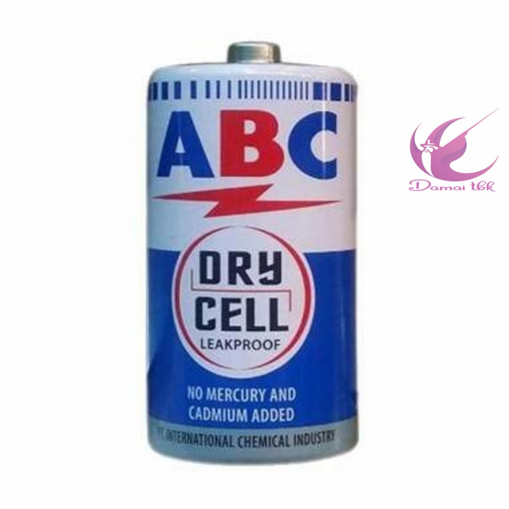 Batu Baterai ABC Biru besar 2pcs